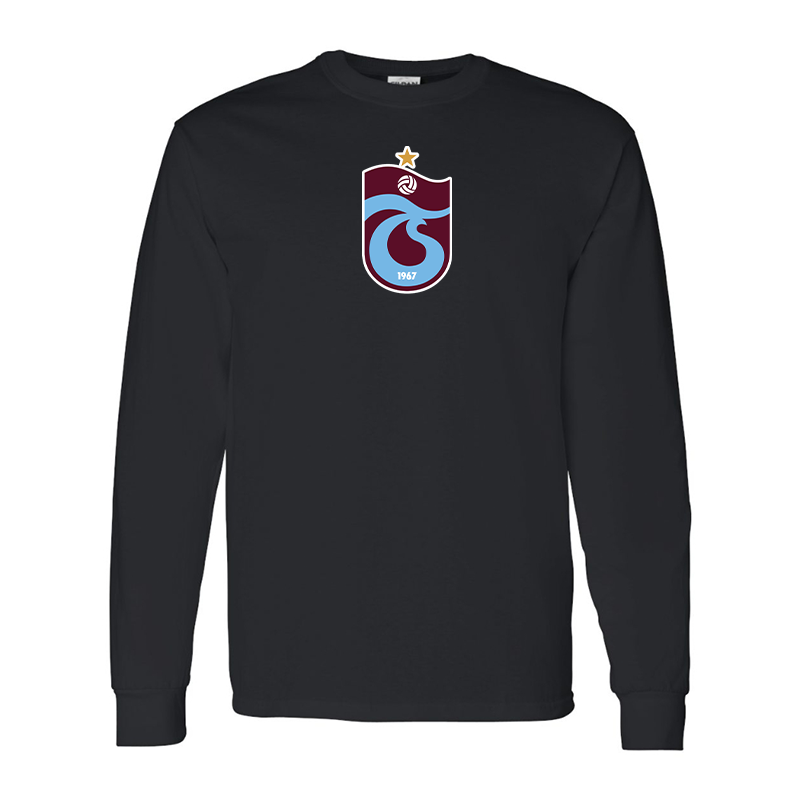 Men's Trabzonspor Soccer Gildan Heavy Cotton Long Sleeve T-Shirt