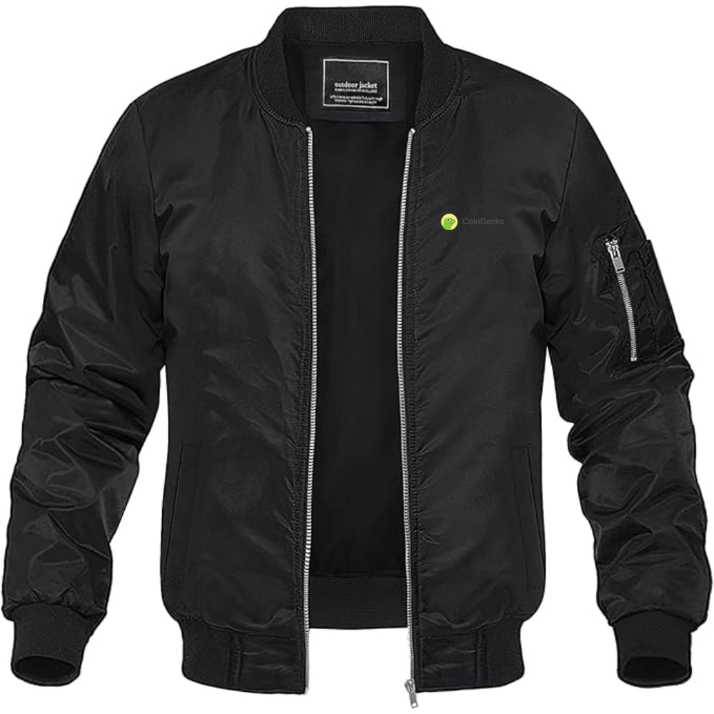 Men's CoinGecko Logo Lightweight Bomber Jacket