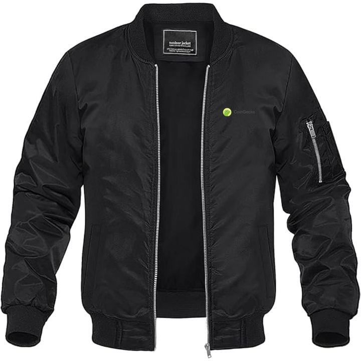 Men's CoinGecko Logo Lightweight Bomber Jacket