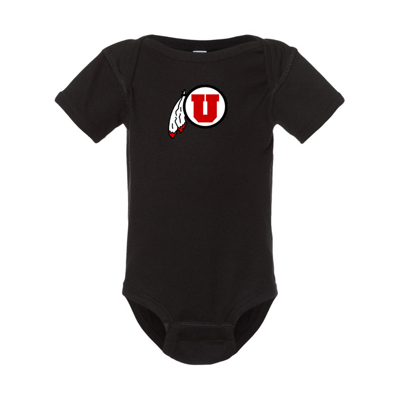 Utah Utes Rabbit Skins Infant Baby Rib Bodysuit