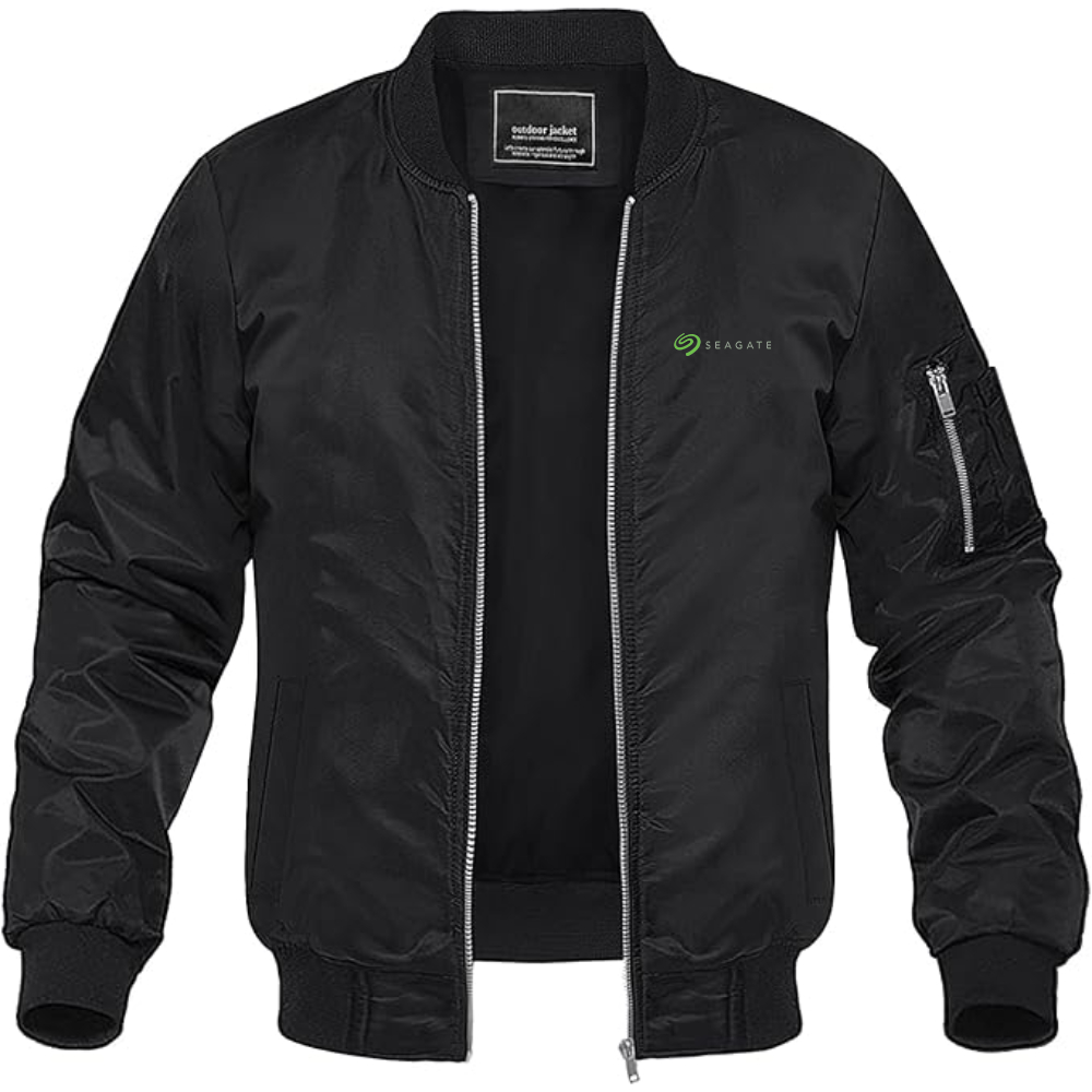 Men's Seagate Logo Lightweight Bomber Jacket