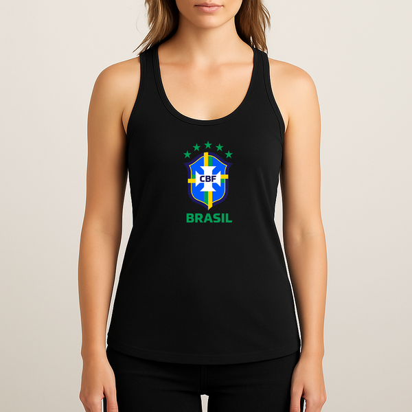 Women's Brasil National Soccer Team Racerback Tank Top