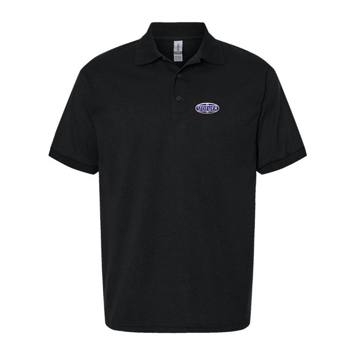 Men's Stoewer Logo Dry Blend Polo - Black