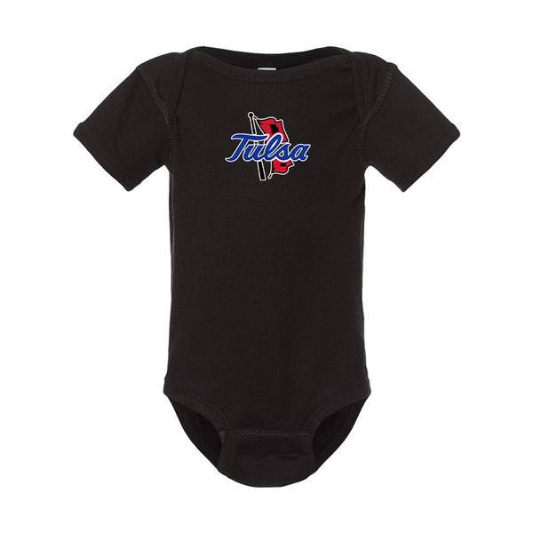 Tulsa Golden Hurricane  Rabbit Skins Infant Baby Rib Bodysuit