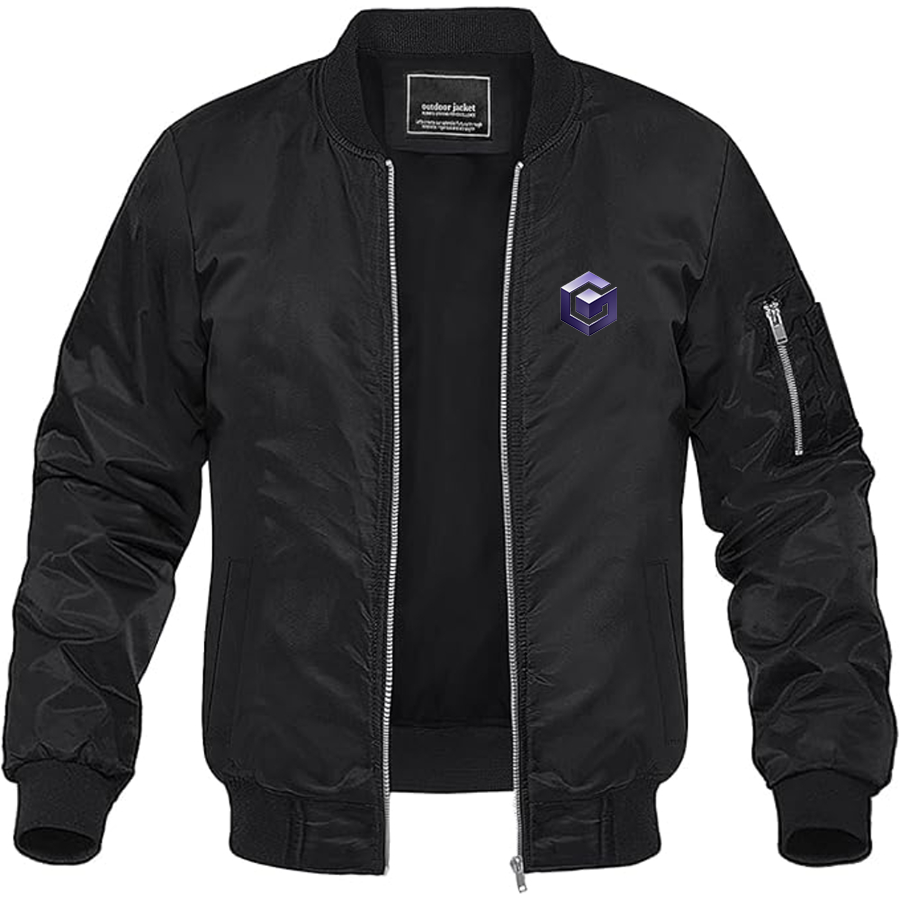 Men's Nintendo GameCube Logo Lightweight Bomber Jacket