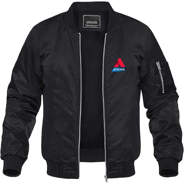 Men's Atkins Logo Lightweight Bomber Jacket