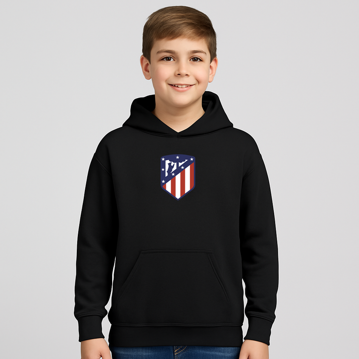 Youth Kids Atletico Madrid FC Pullover Hoodie