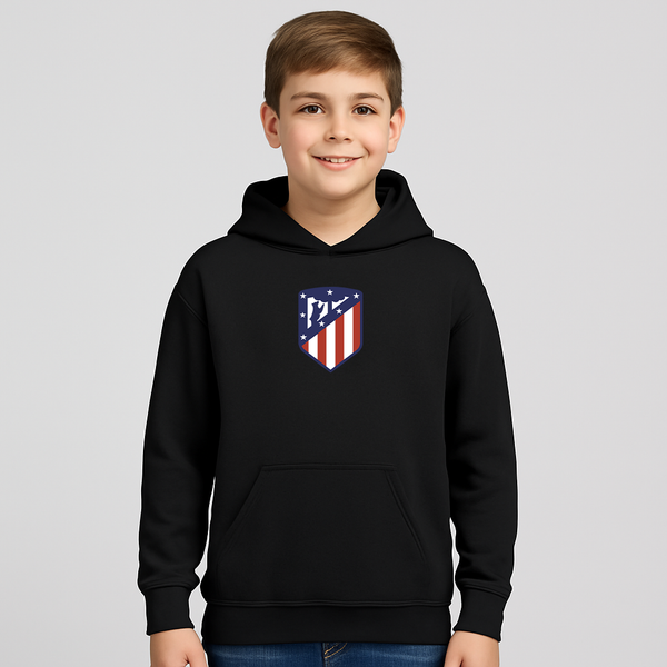 Youth Kids Atletico Madrid FC Pullover Hoodie
