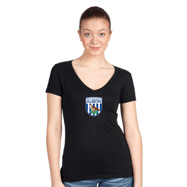 Women's West Bromwich Albion Soccer  Next Level V-Neck T-Shirt