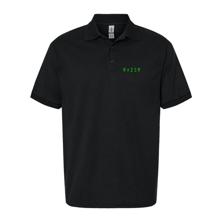 Men's Raze Logo Dry Blend Polo - Black
