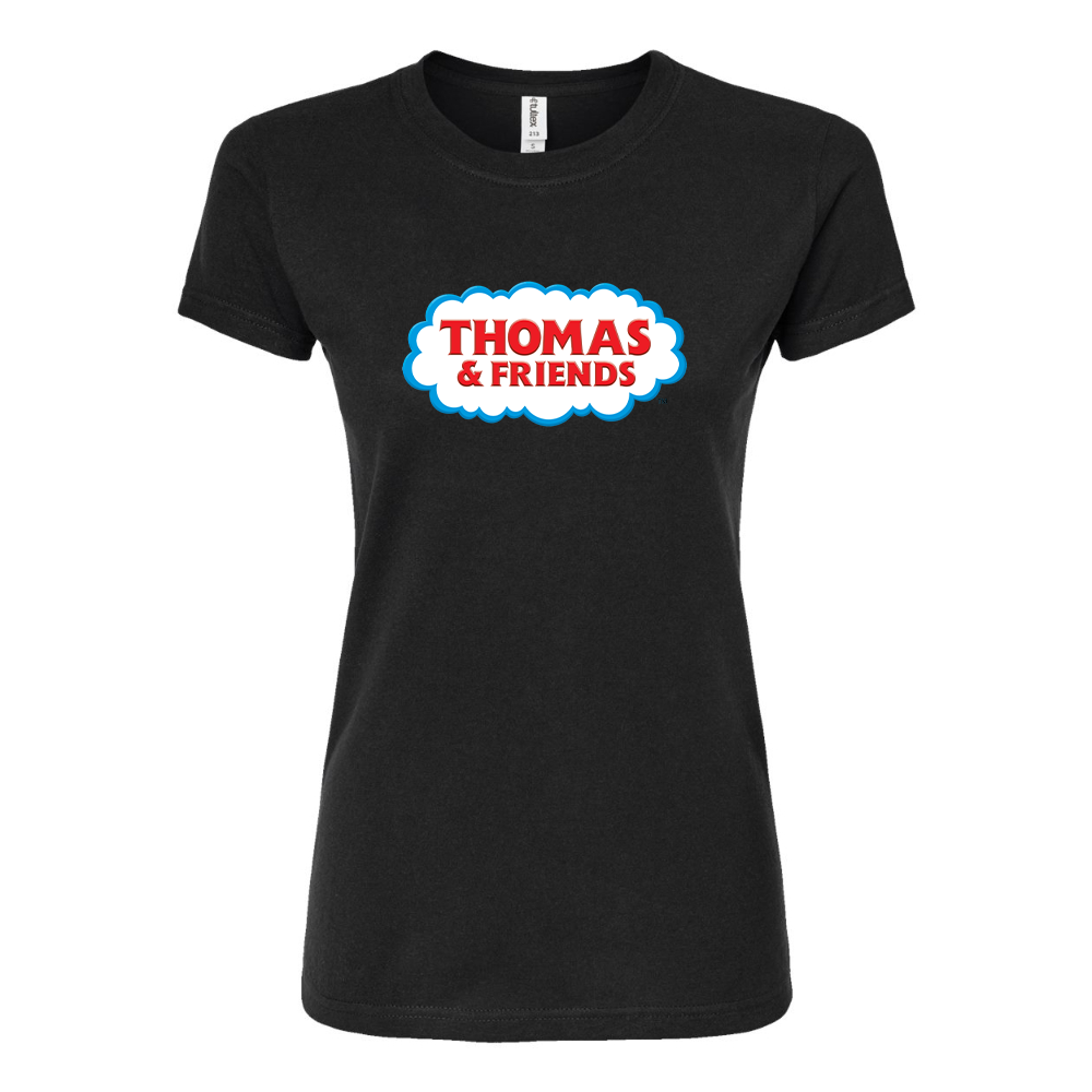 Women's Thomas & Friends Cartoons Round Neck T-Shirt