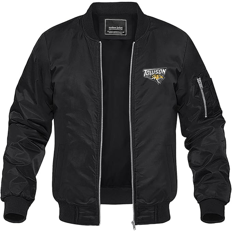Men's Towson Tigers Lightweight Bomber Jacket