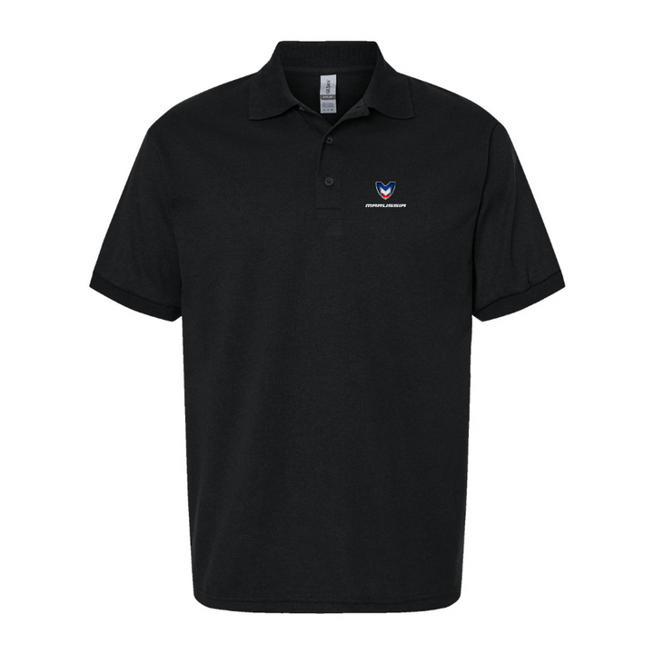 Men's Marussia Motors Logo Dry Blend Polo - Black