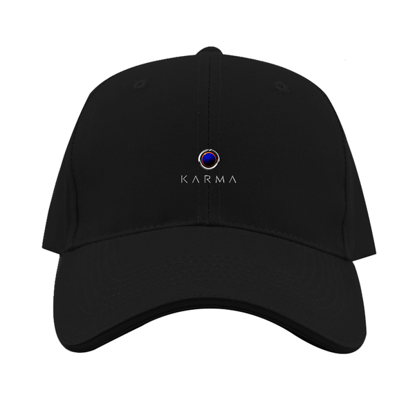 Karma Logo  Dad Baseball Cap Hat