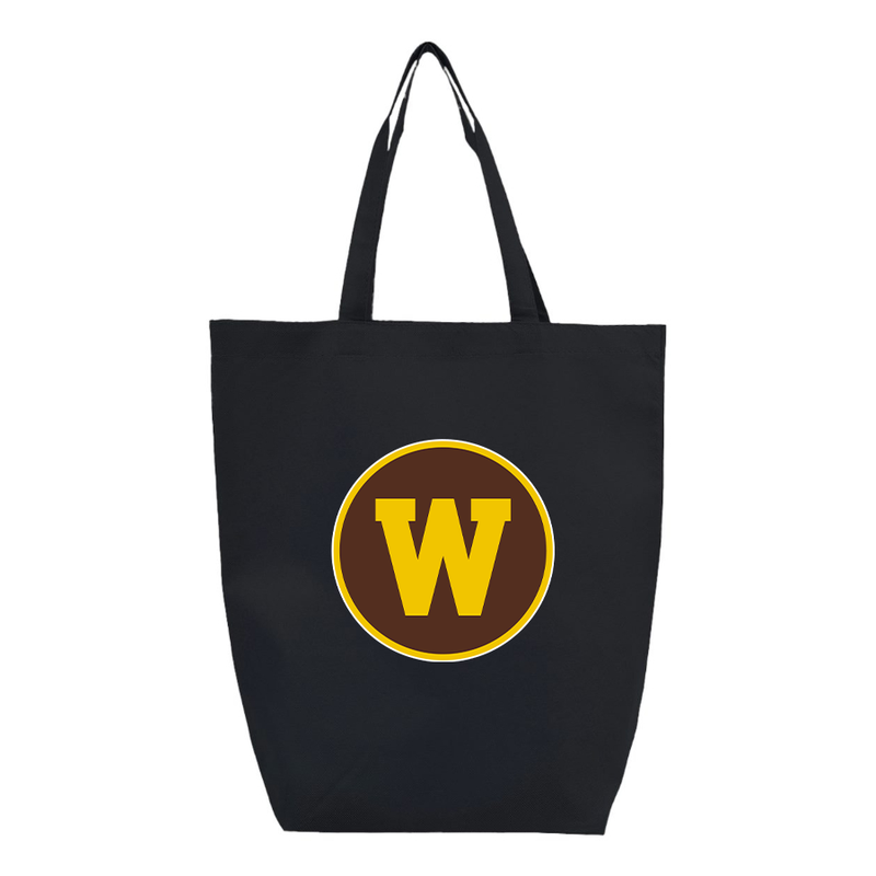 Western Michigan Broncos Q-Tees Non-Woven Gusset Bottom Tote