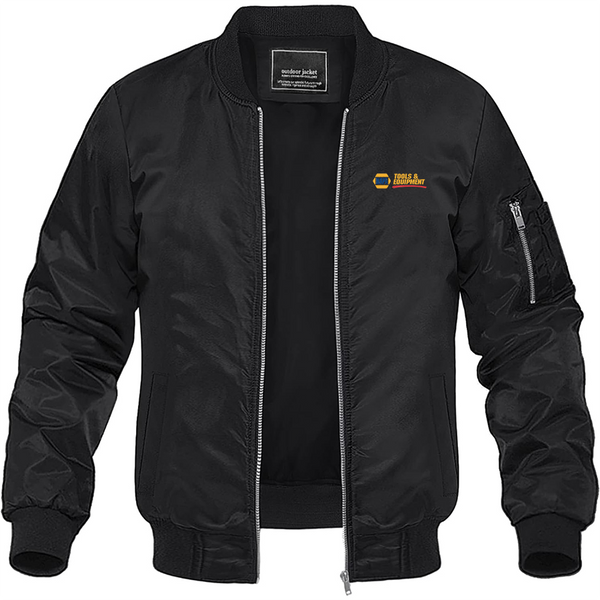 Men's Napa Tools & Equipment  Logo Lightweight Bomber Jacket Windbreaker Softshell Varsity Jacket Coat