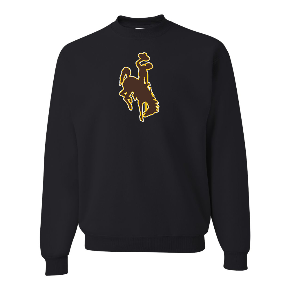Men's  Wyoming CowboysJERZEES NuBlend Crewneck Sweatshirt
