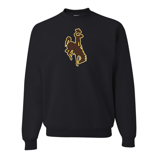 Men's  Wyoming CowboysJERZEES NuBlend Crewneck Sweatshirt