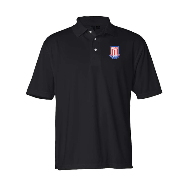 Men's Stoke City Soccer  Sierra Pacific Moisture Free Mesh Polo
