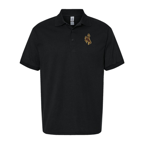Men's  Wyoming Cowboys Gildan Dry Blend Jersey Polo