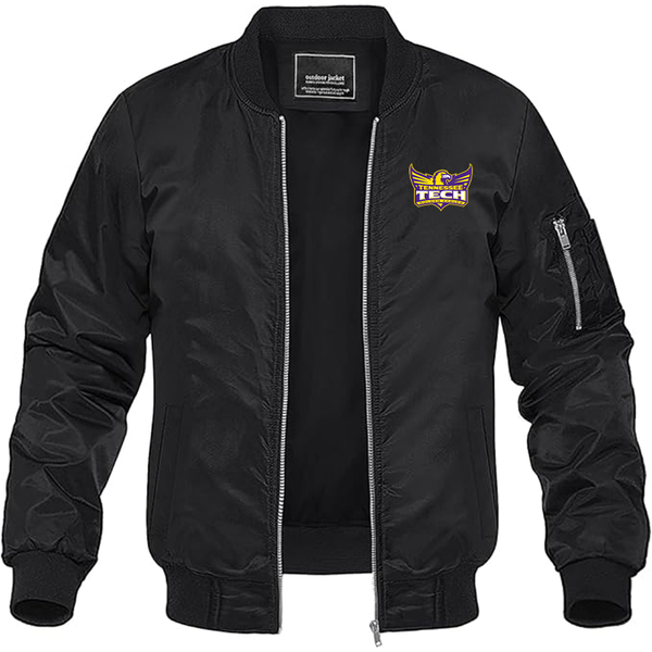 Men's Tennessee Tech Golden Eagles Lightweight Bomber Jacket Windbreaker Softshell Varsity Jacket Coat