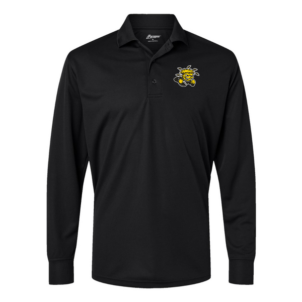 Men's  Wichita State Shockers   Paragon Prescott Long Sleeve Polo