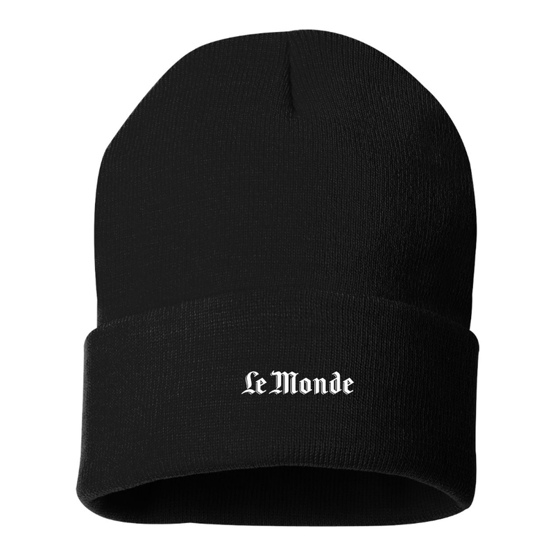 Le Monde Logo Beanie Hat