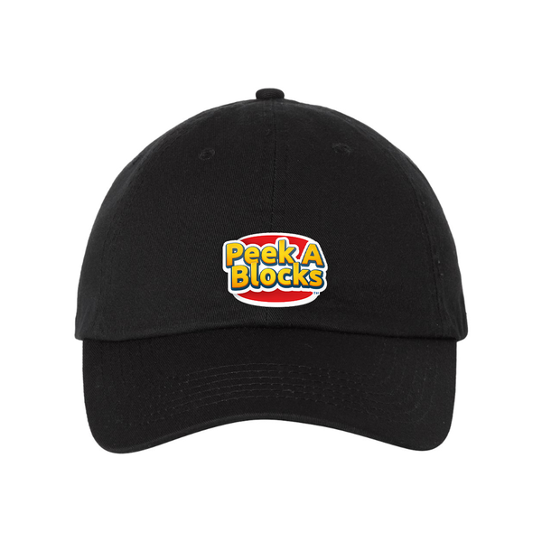 Peek A Blocks  Valucap Adult Bio-Washed Classic Dad Hat