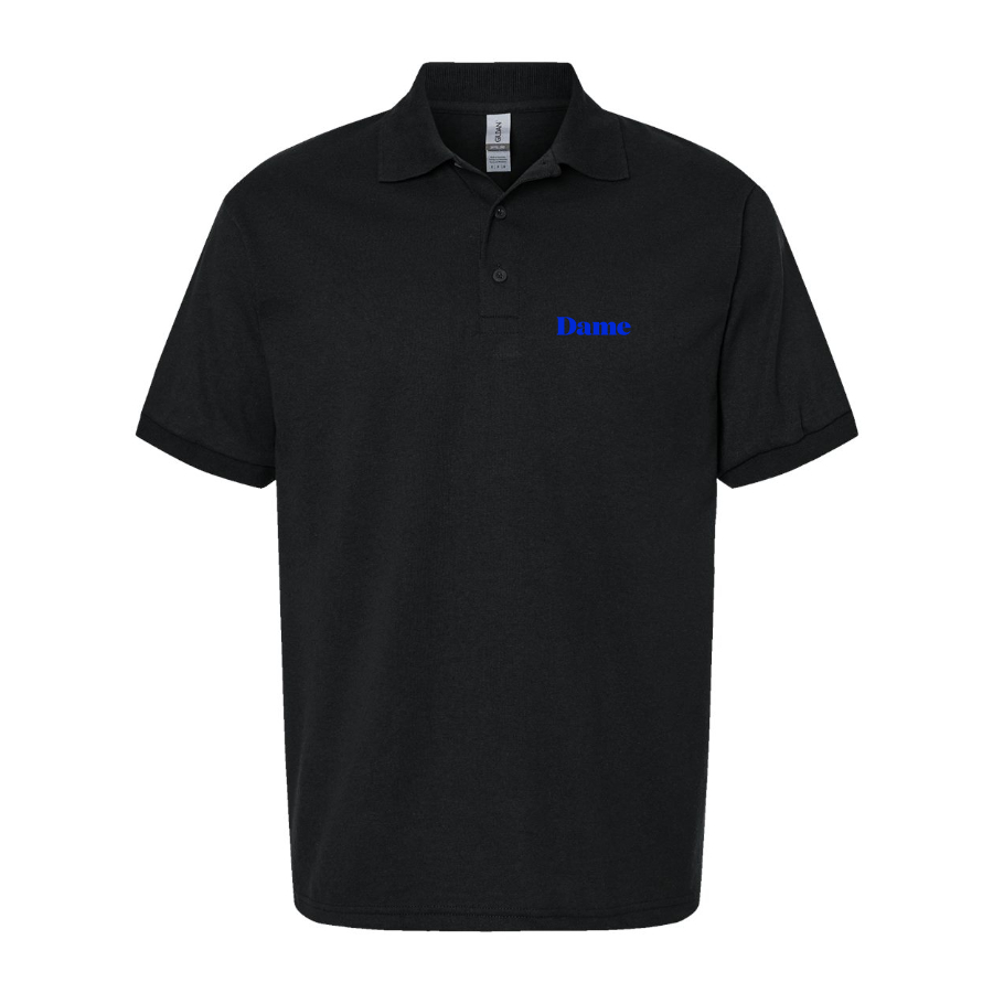 Men's Dame Products Logo Dry Blend Polo - Black