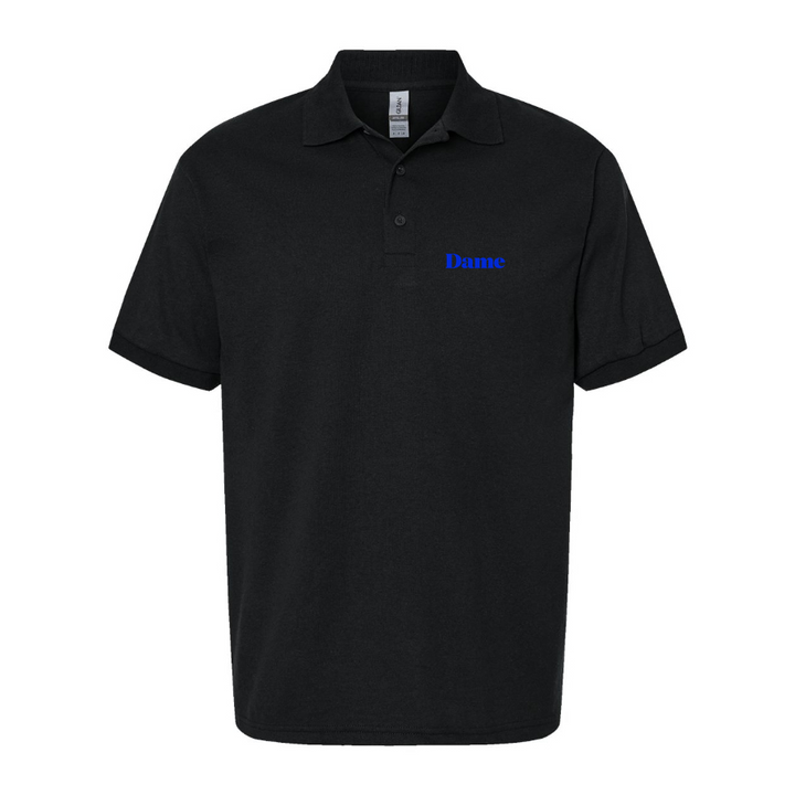 Men's Dame Products Logo Dry Blend Polo - Black