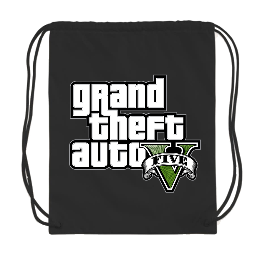 GTA 5 Grand Theft Auto V Drawstring Bag Game