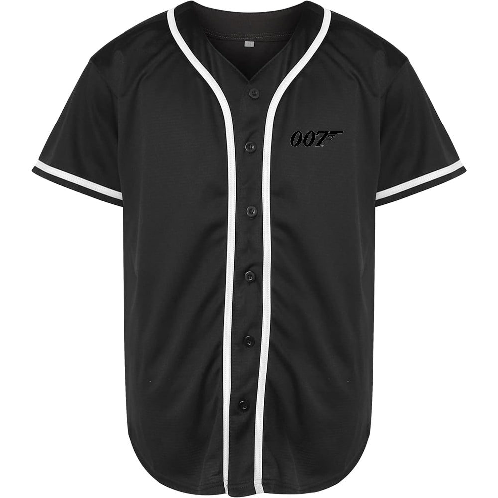 Men's 007 James Bond Movie Baseball Jersey