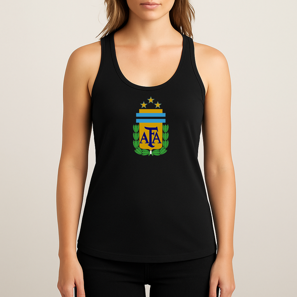Women's Argentina National Soccer Team Racerback Tank Top