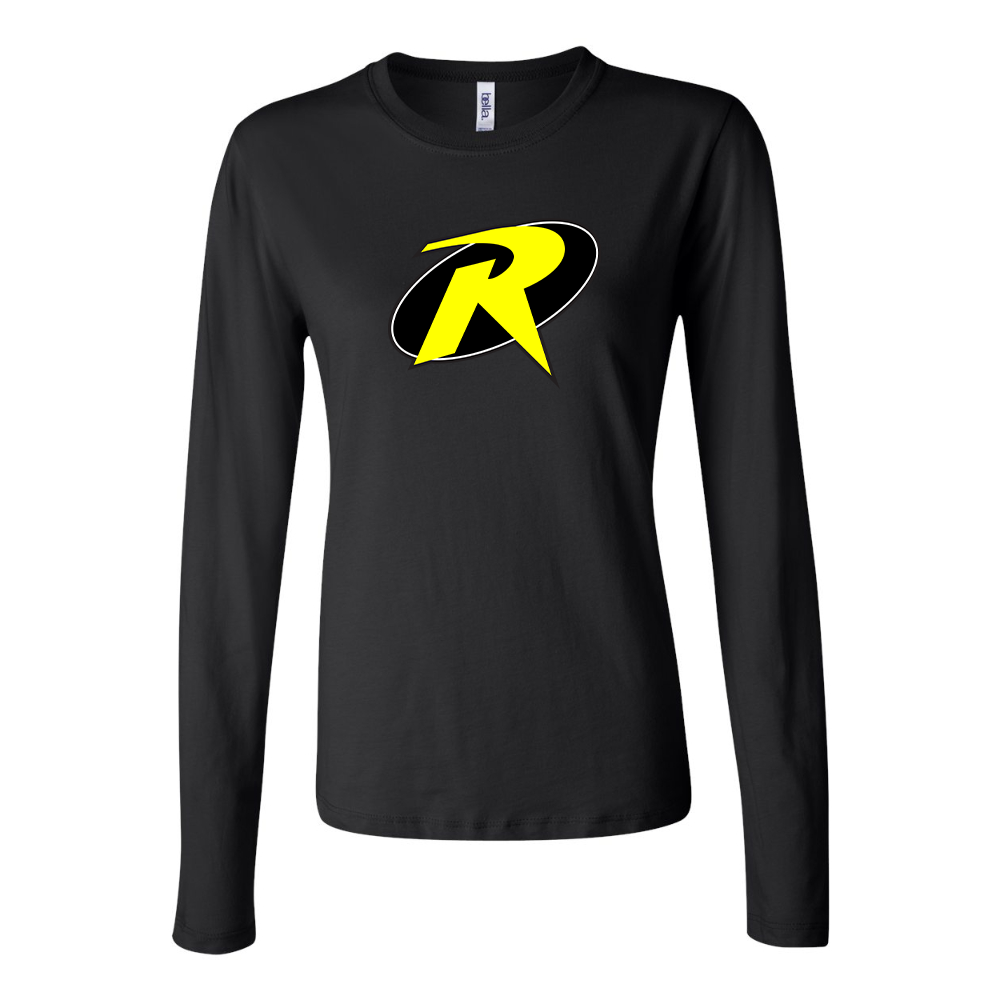 Women's Robin DC Comics Superhero Long Sleeve T-Shirt