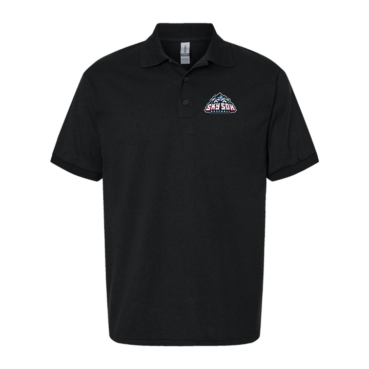 Men's Colorado Springs Sky Sox Logo Dry Blend Polo - Black