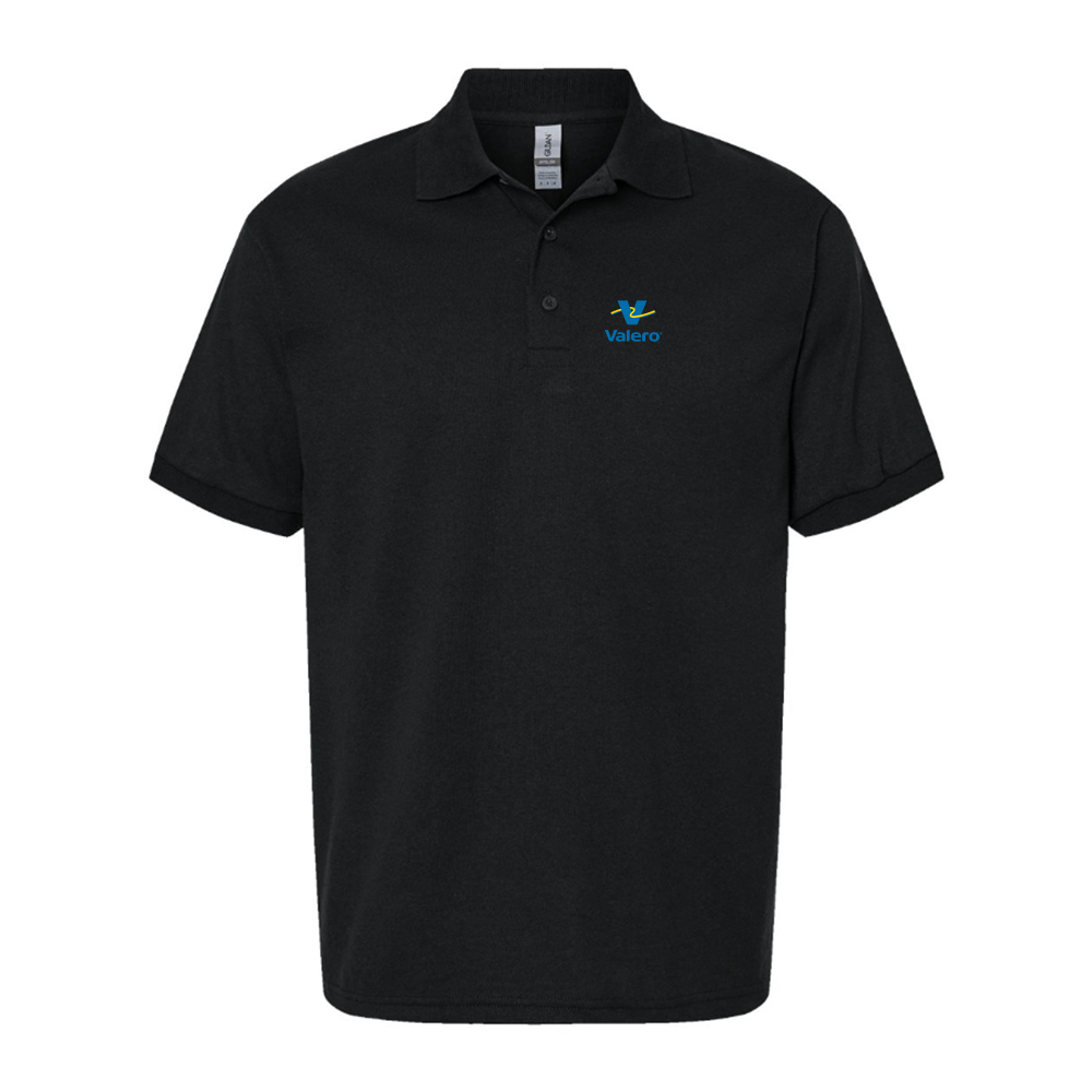 Men's Valero Gas Station Logo Dry Blend Polo - Black