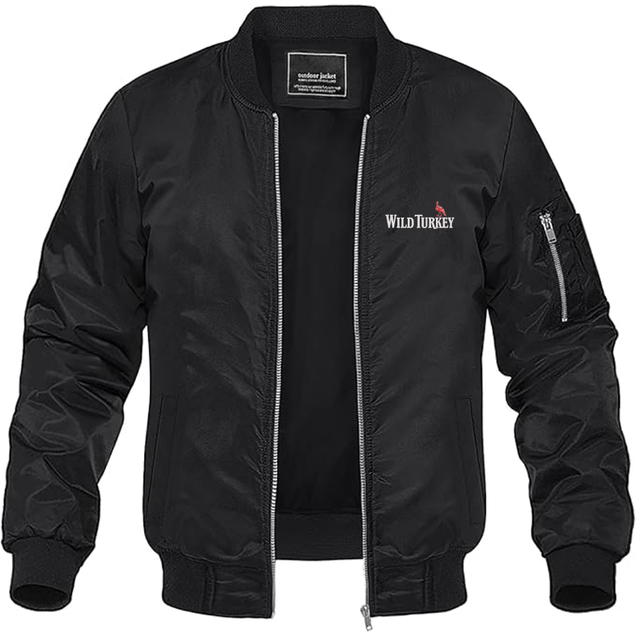 Men's Wild Turkey Logo Lightweight Bomber Jacket