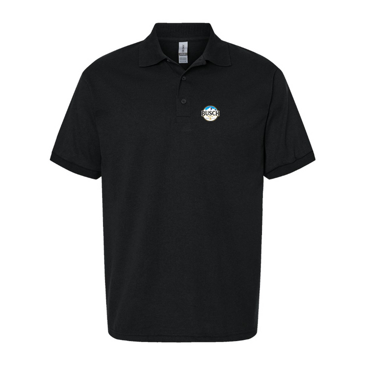 Men's Busch Logo Dry Blend Polo - Black