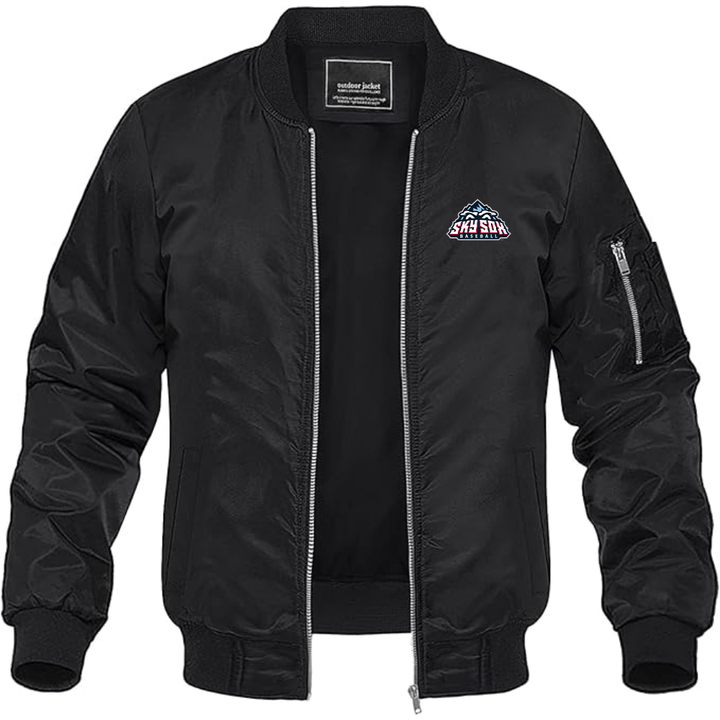 Men's Colorado Springs Sky Sox Logo Lightweight Bomber Jacket