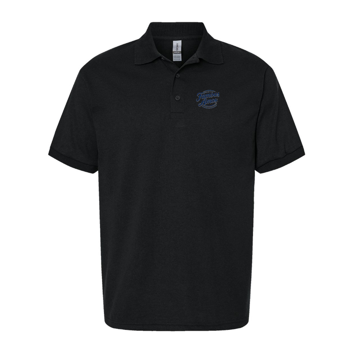 Men's Famous Amos Logo Dry Blend Polo - Black
