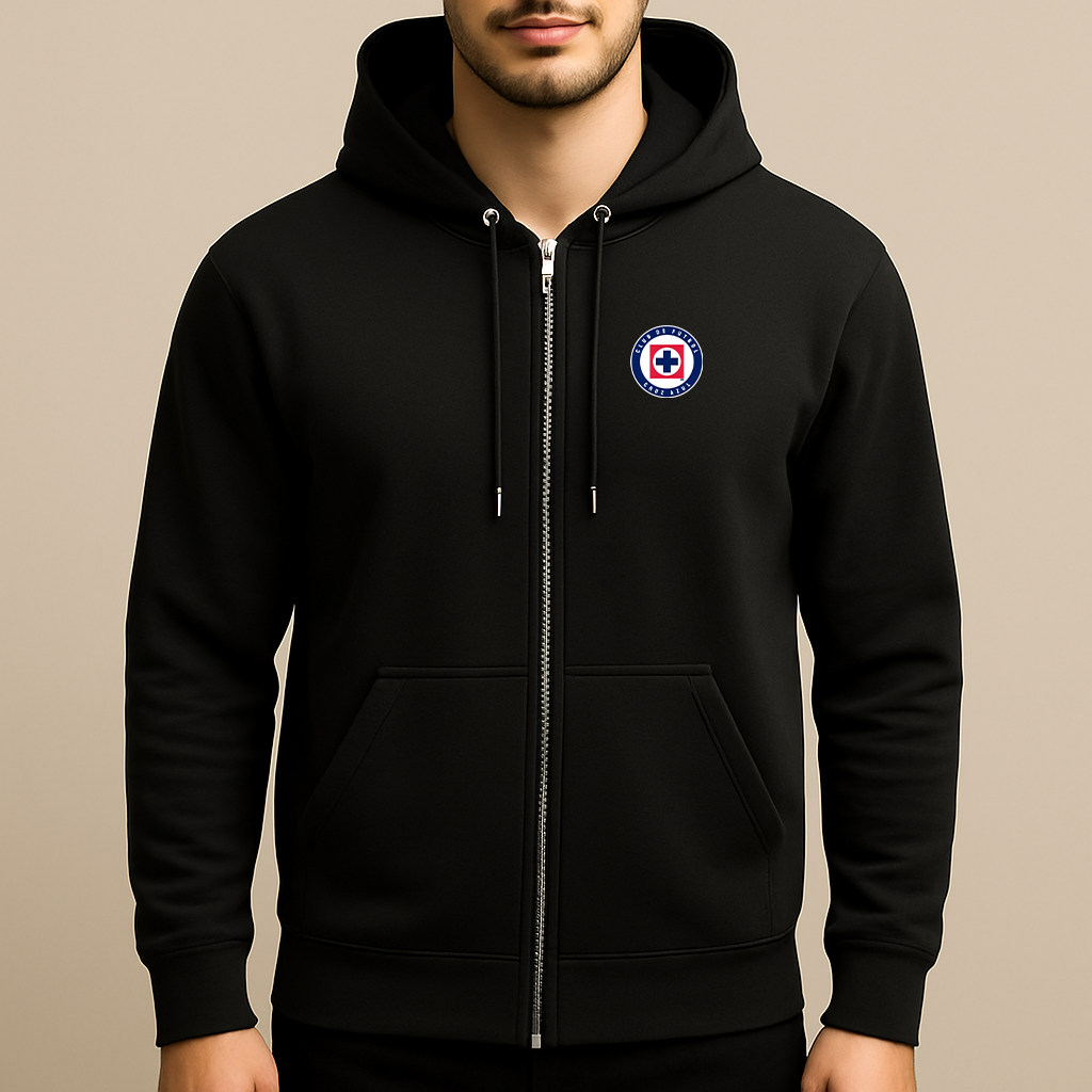 Men's Cruz Azul Football Club Zipper Hoodie