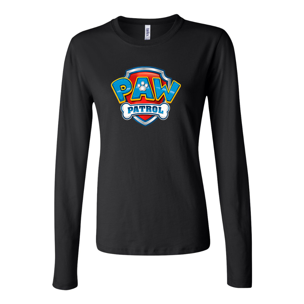 Women's Paw Patrol Cartoon Long Sleeve T-Shirt