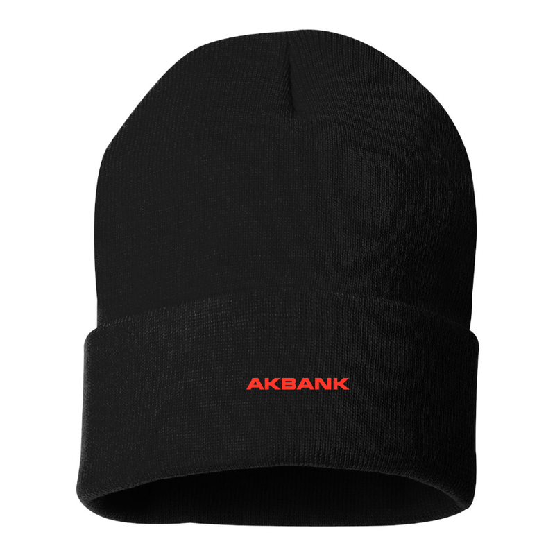 Akbank Logo Beanie Hat