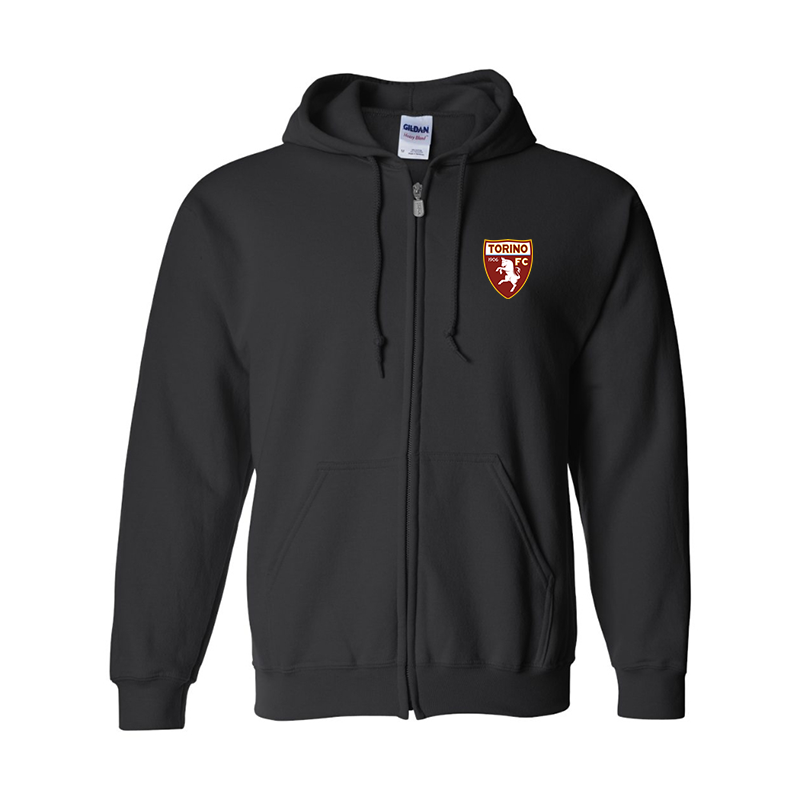 Men's Torino Soccer Gildan  Heavy Blend Full Zip Hooded Sweatshirt