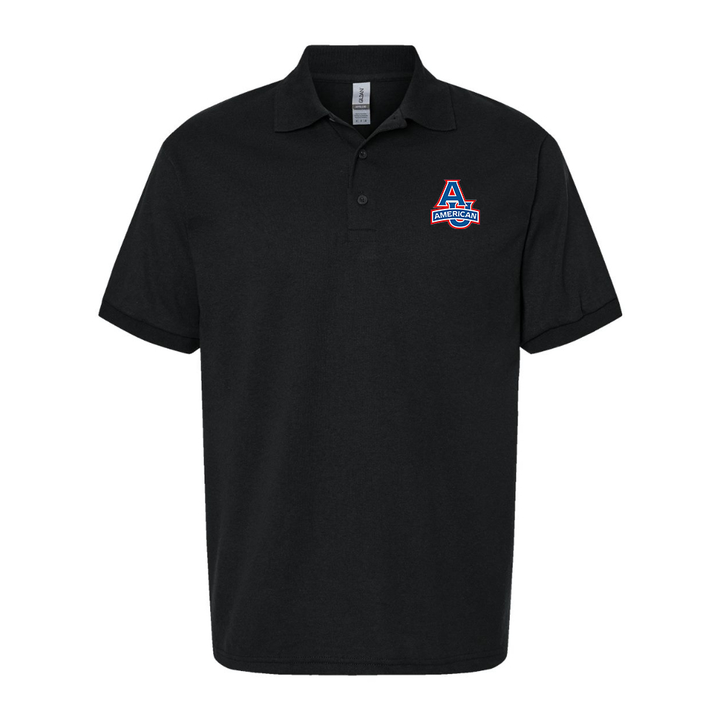 Men's American Eagles Dry Blend Jersey Polo - Black
