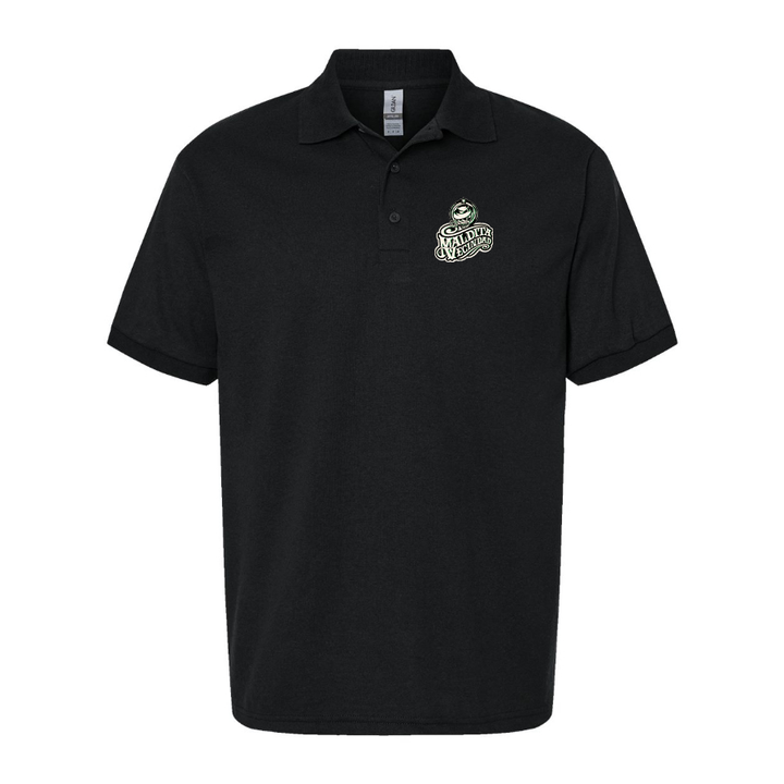 Men's Maldita Vecindad Logo Dry Blend Polo - Black