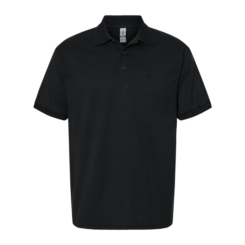 Men's  Osprey Black  Dry Blend Jersey Polo