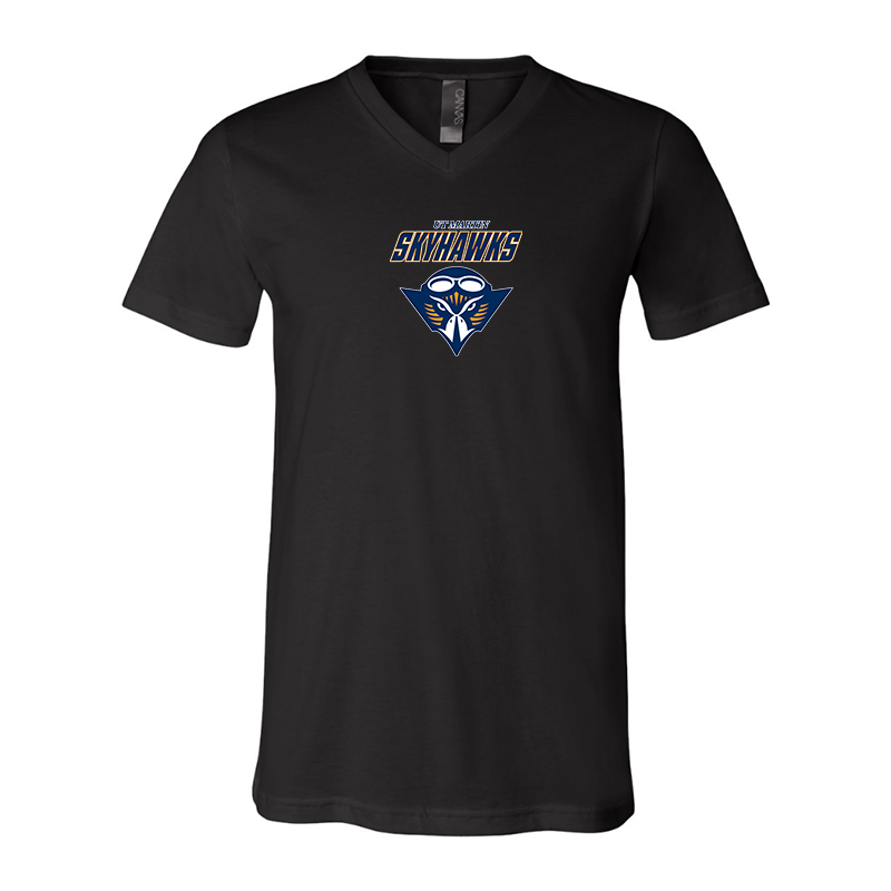 Tennessee Martin Skyhawks BELLA  CANVAS - Jersey V-Neck T-Shirt