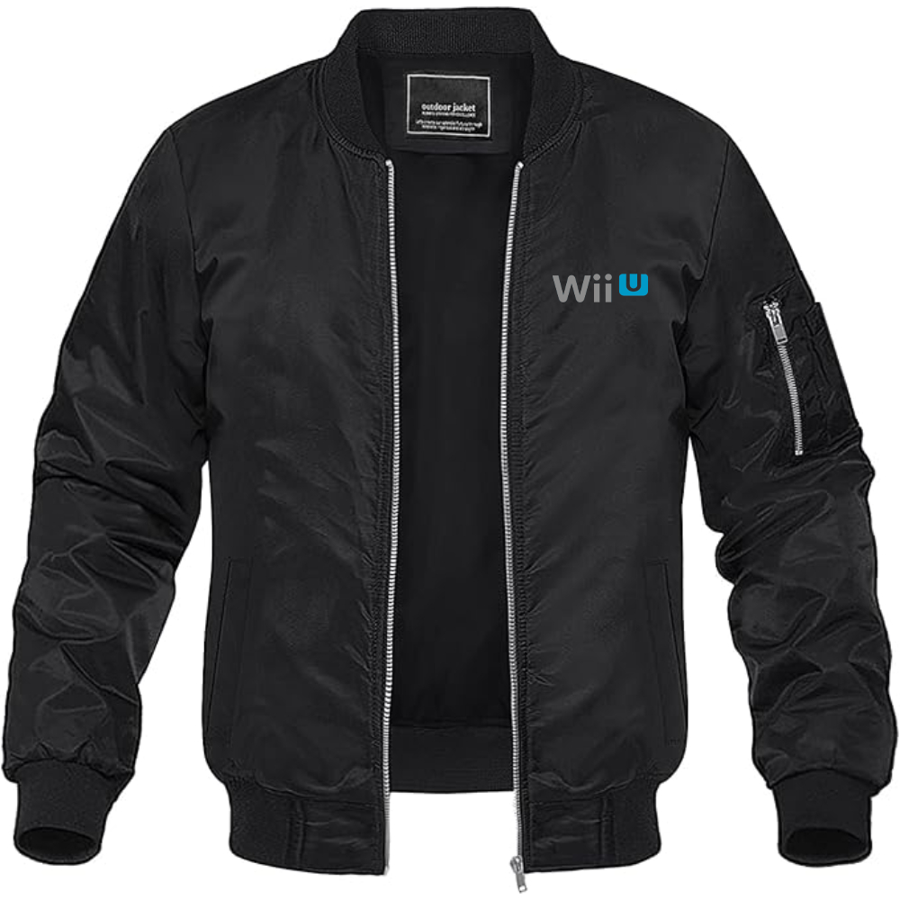 Men's Wii-U Logo Lightweight Bomber Jacket