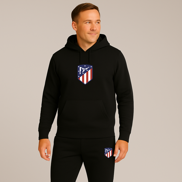 Men's Atletico Madrid FC Logo Hoodie Joggers Set